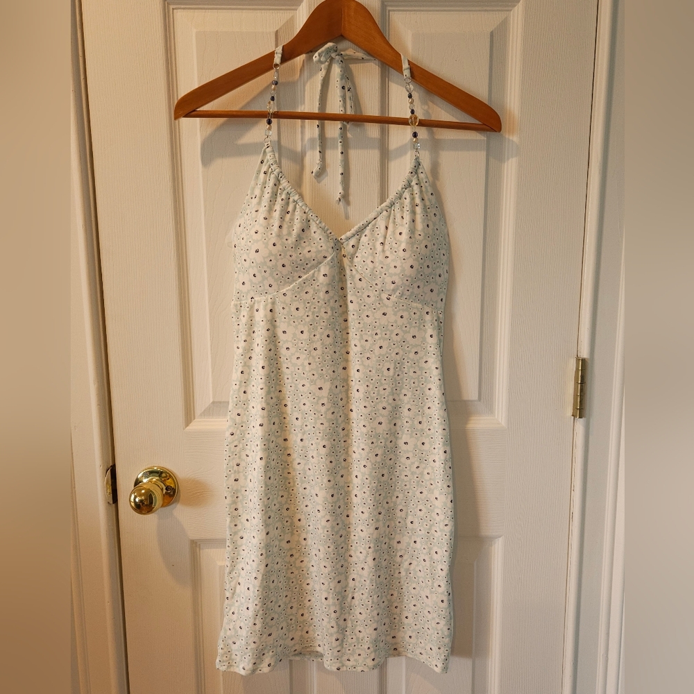 Nobo Women's Floral Blue White Dress Size M
